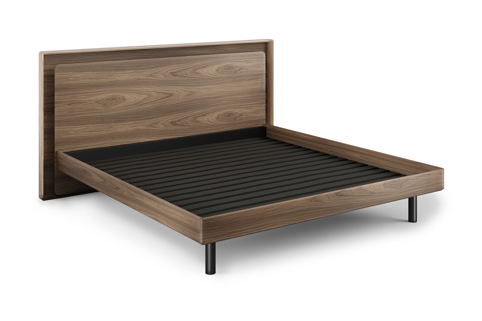 Up Linq Bed Natural Walnut