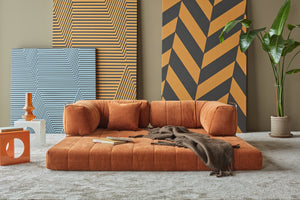 CozyPad Sofa Bed L Shape With Arms