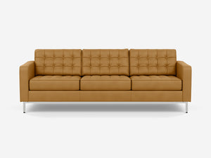 Reverie 3 Seat Leather Sofa