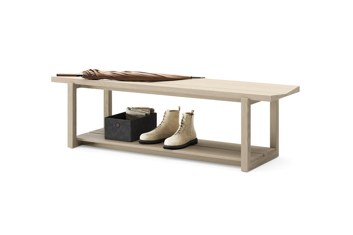 Kava Bench Washed Oak