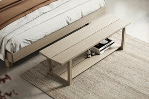 Kava Bench Washed Oak