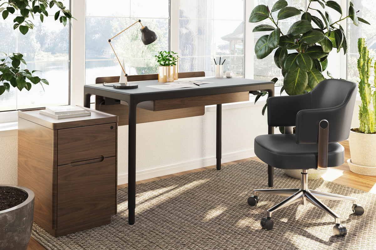 Black Luma Lift Desk 6761
