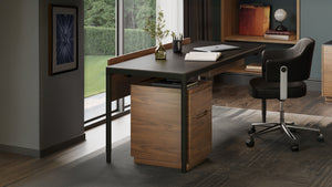 Black Luma Lift Desk 6762