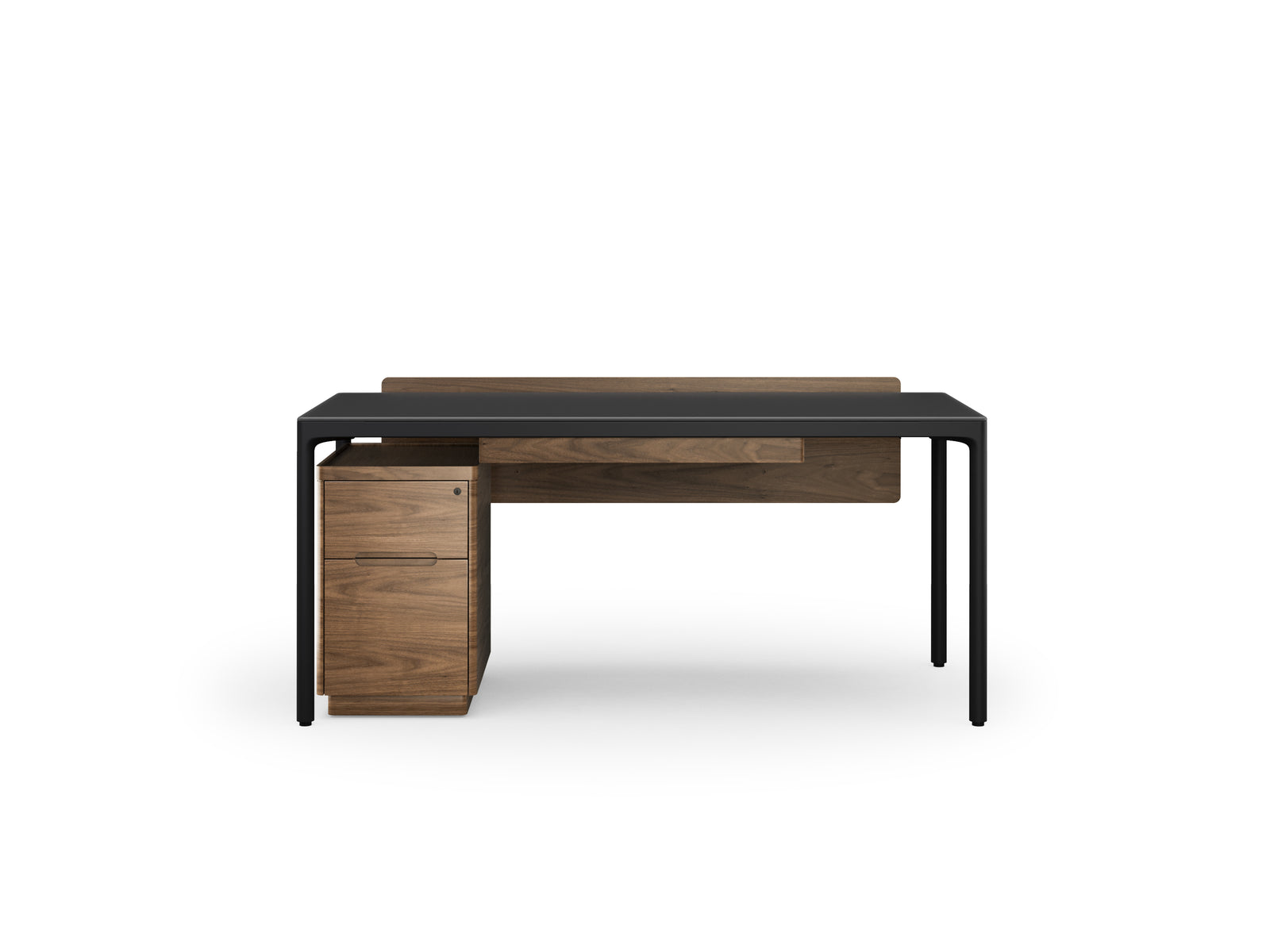 Black Luma 66" Desk 6762S