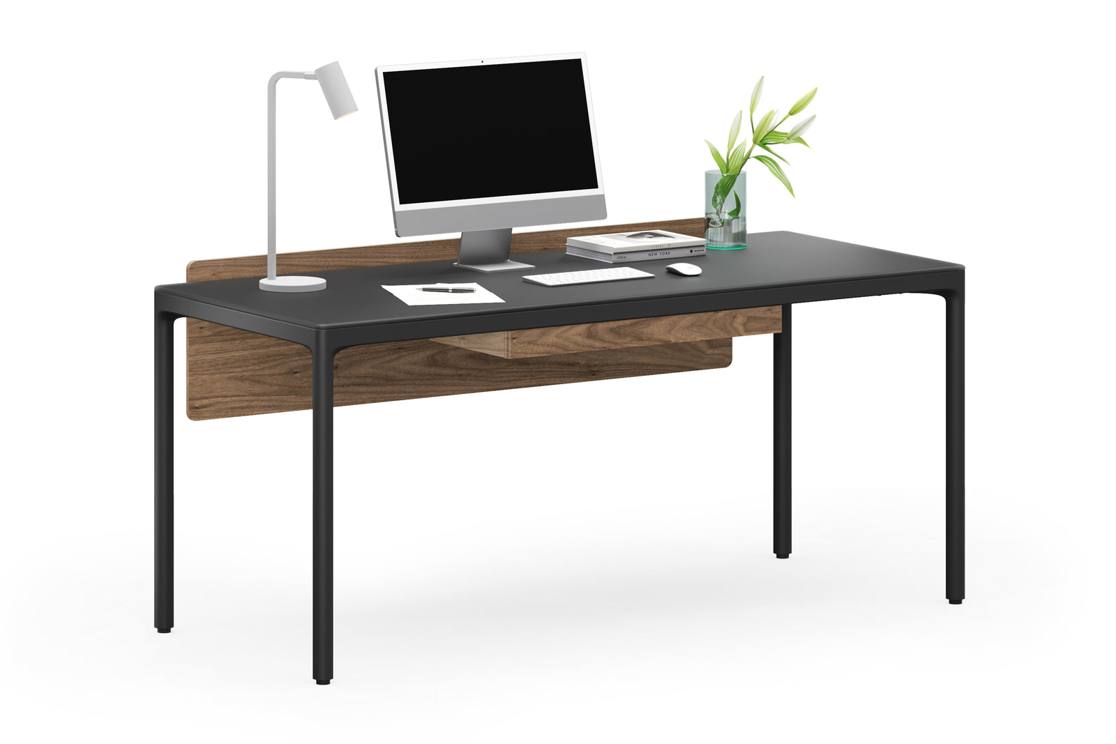 Black Luma 66" Desk 6762S