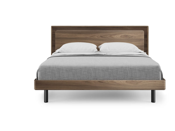 Up Linq Bed Natural Walnut
