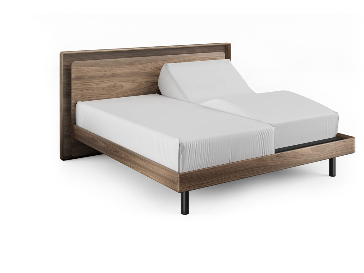 Up Linq Bed Natural Walnut