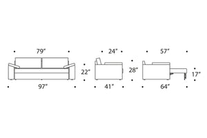 Vilander Sleeper with Cushions