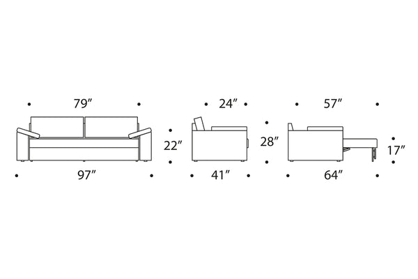 Vilander Sleeper with Cushions