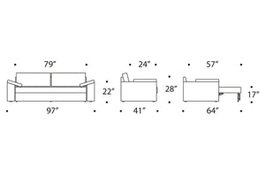Vilander Sleeper with Cushions