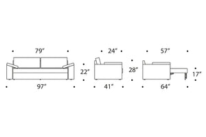 Vilander Sleeper with Cushions
