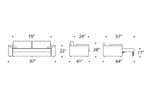 Vilander Sleeper with Cushions