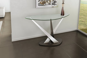 Crystal Curve Accent Tables