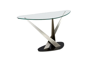 Crystal Curve Accent Tables