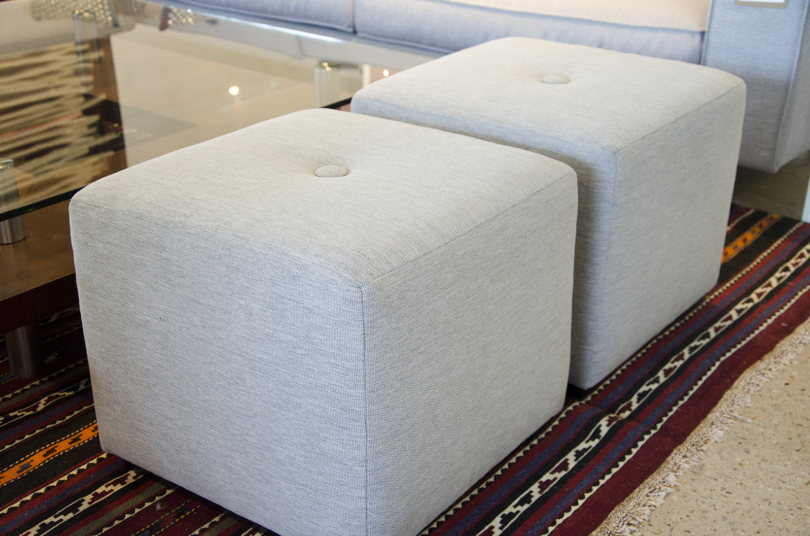 Dice Cube Ottomans