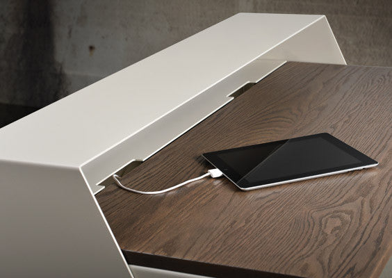 The contemporary designed Note desk by Trica - Five Elements Furniture