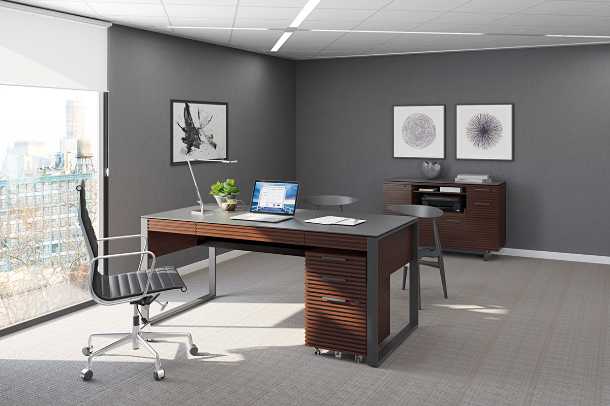 Corridor Keyboard Drawer – Flip-Down Front with Cord Management