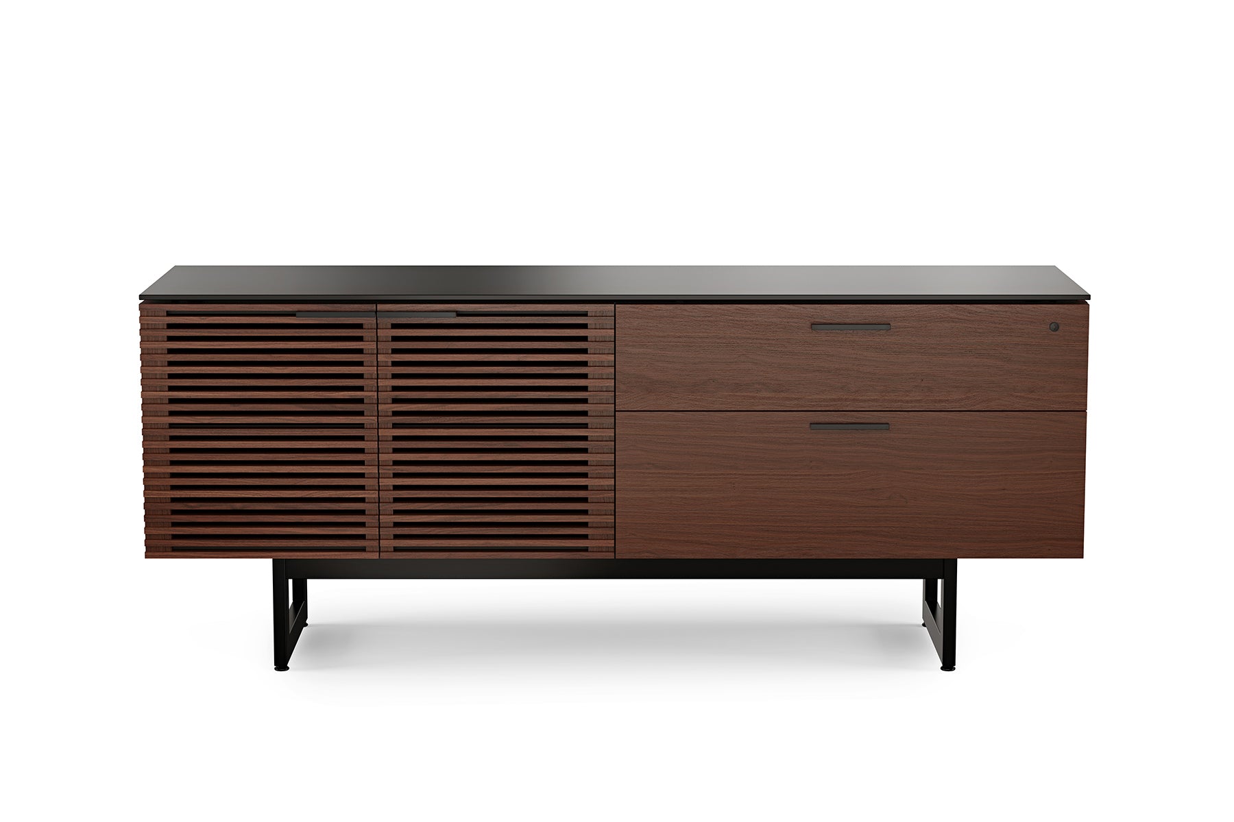 Corridor Credenza – Modern Office Storage with Locking File Drawer