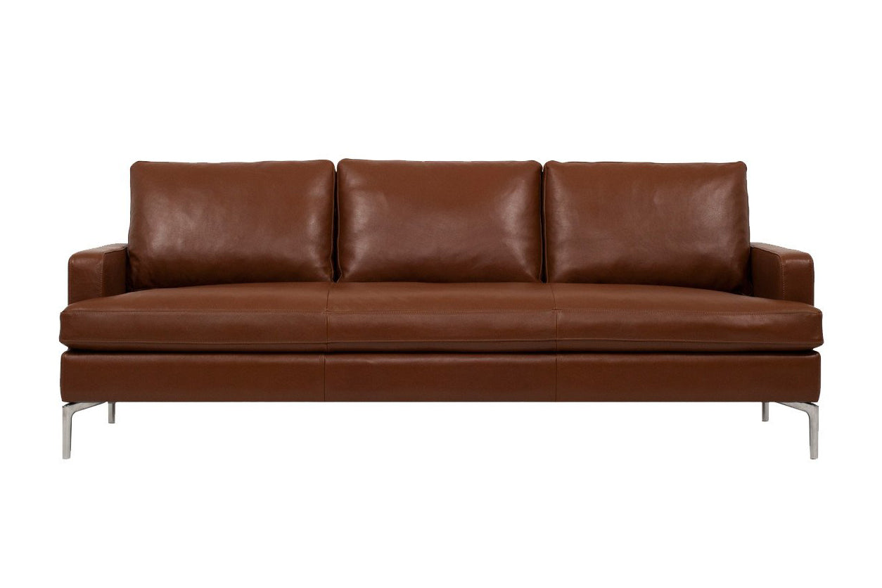 Five Elements Contemporary Furniture Austin Tx Modern leather Eve sofa by EQ3 at Five Elements Furniture in Austin.