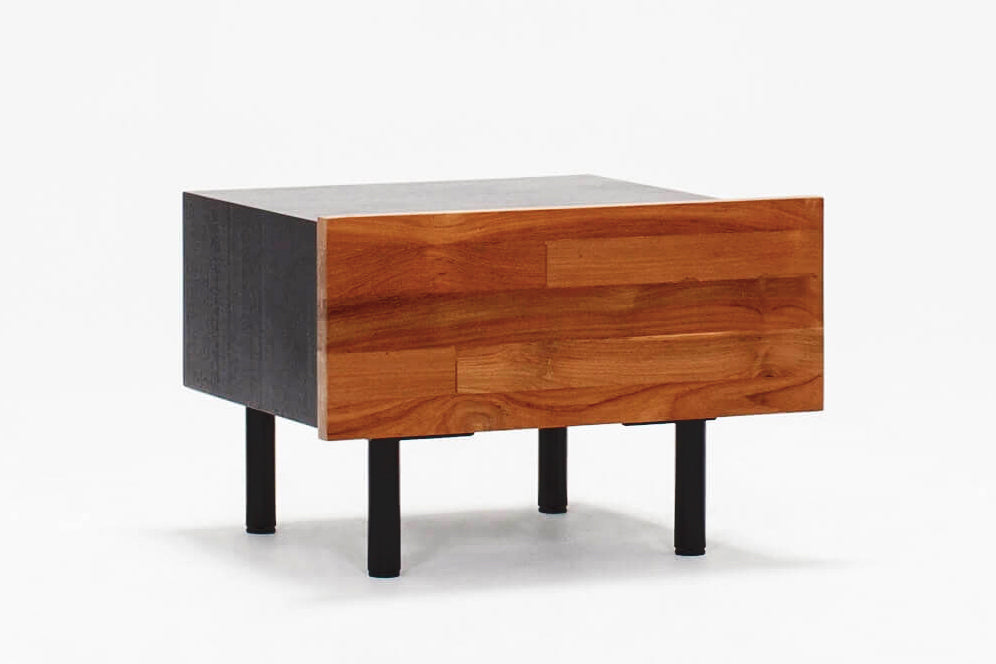 Reclaimed teak nightstand hotsell